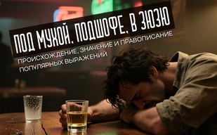 Под мухой, подшофе… Под мухой, подшофе…