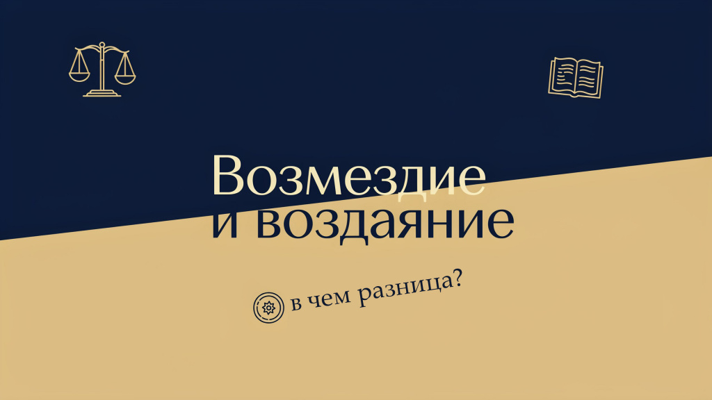 Возмездие и воздаяние – в чём разница?