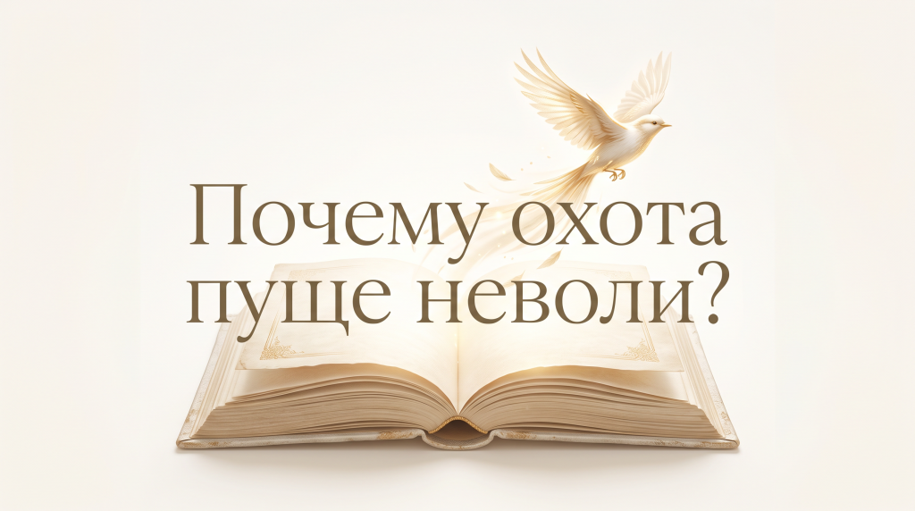 Почему охота пуще неволи?