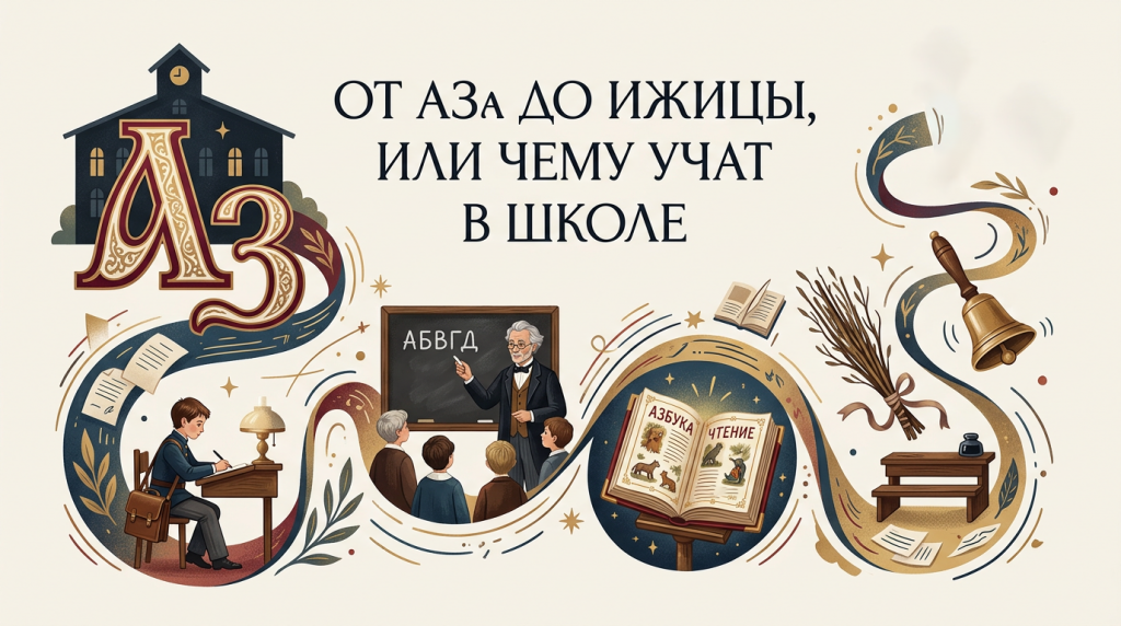 От аза до ижицы, или Чему учат в школе