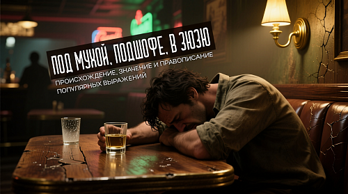 Под мухой, подшофе…