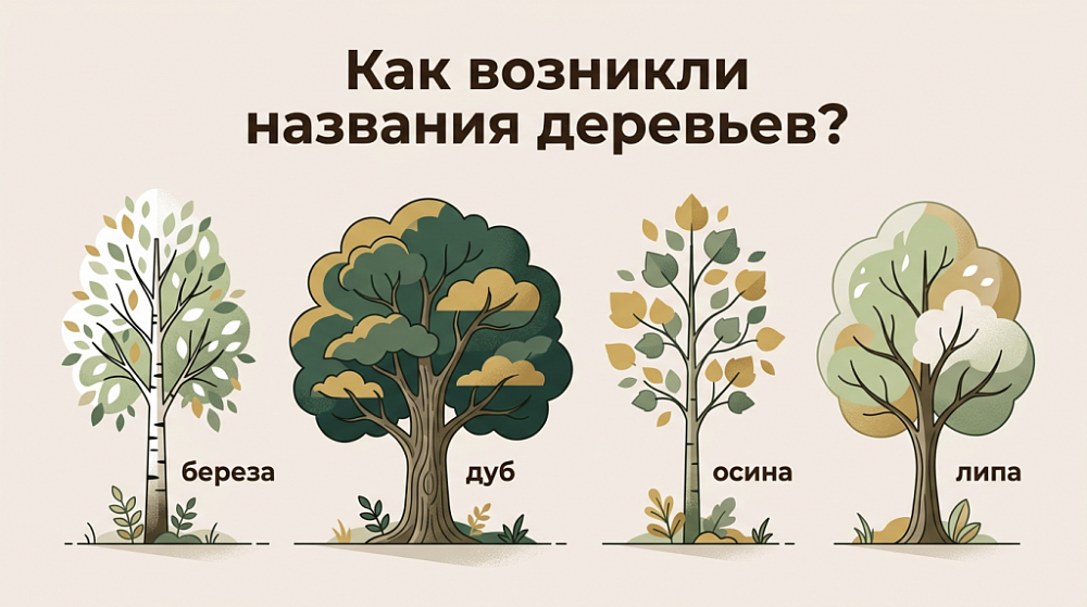 Забытые смыслы: как возникли названия деревьев?