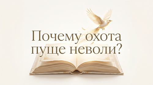 Почему охота пуще неволи?