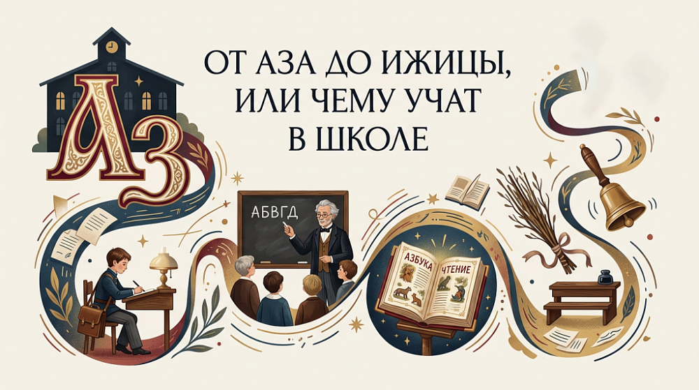 От аза до ижицы, или Чему учат в школе