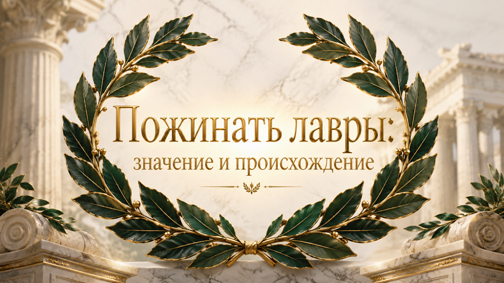 Пожинать лавры: значение и происхождение