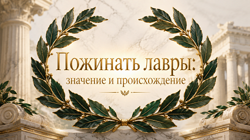 Пожинать лавры: значение и происхождение