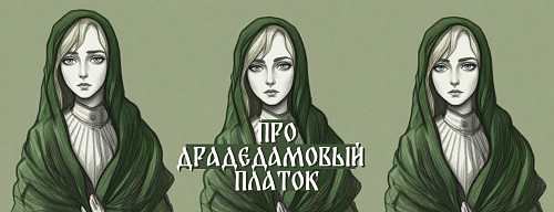 Драдедамовый платок 