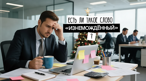 Есть ли слово «изнемождённый»?