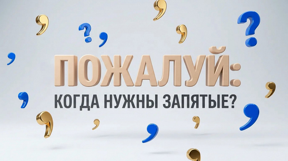 «Пожалуй»: когда нужны запятые