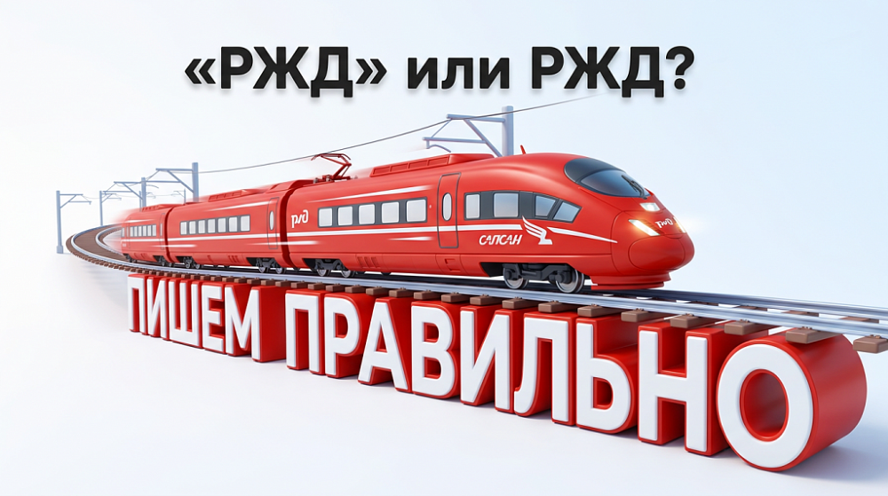 «РЖД» или РЖД?